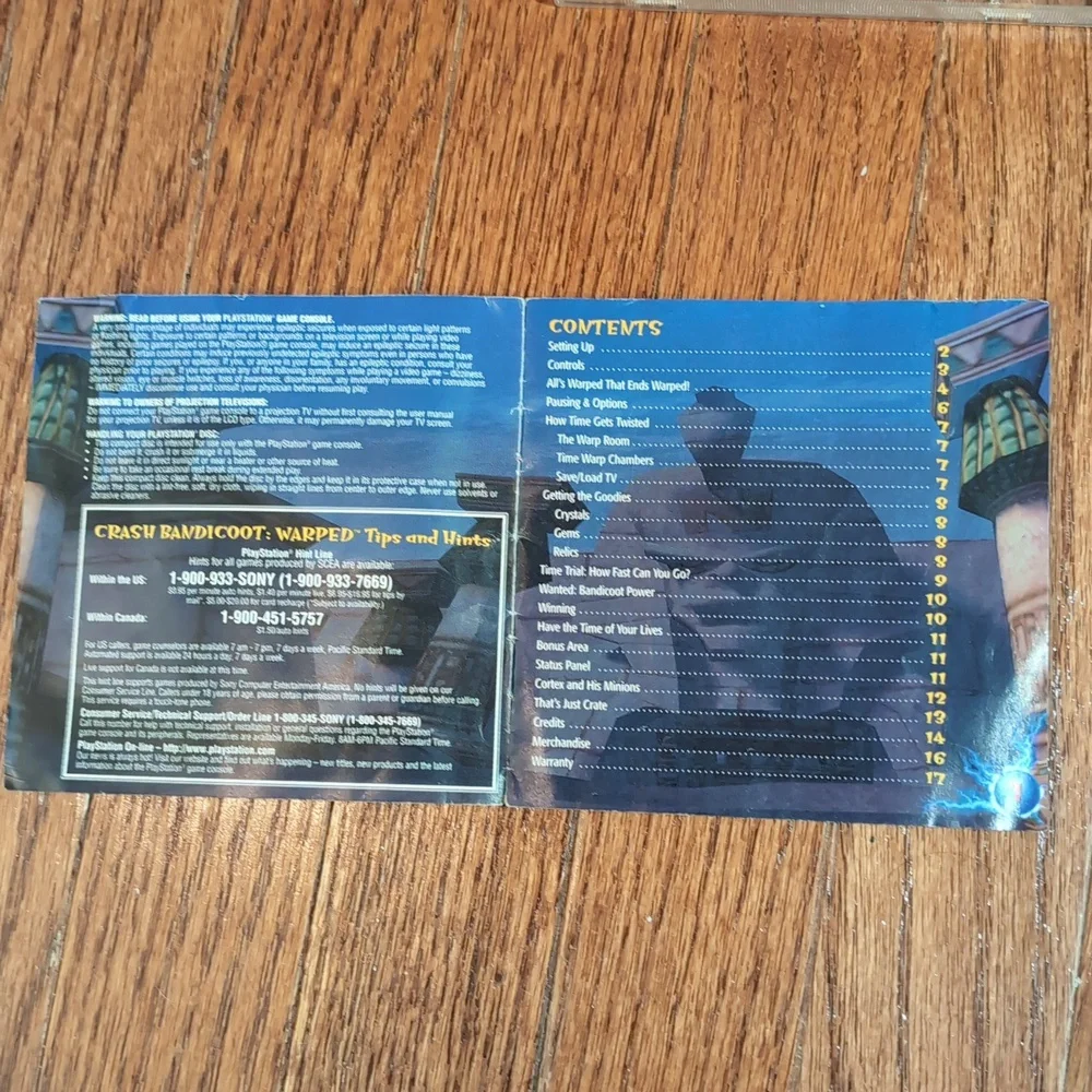 Crash Bandicoot Warped for Sony PlayStation 1 CIB
